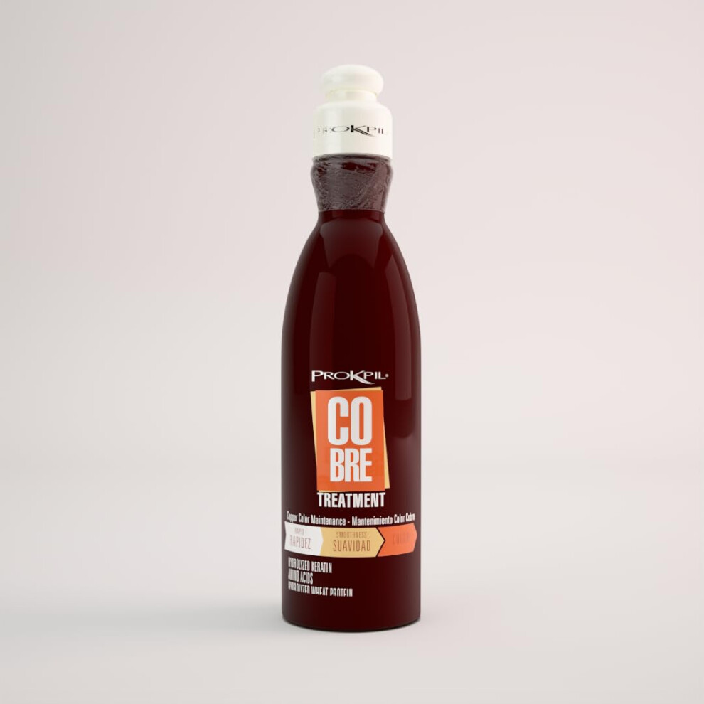 Prokpil | Maintenance Natural Treatment Copper Nuance | Mantenimiento Matizador Color Cobrizo Tratamiento Matizante Cobre (Regular Size 10Oz-300Ml)