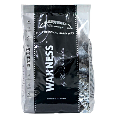 Wax Necessities Waxness Barbero Grooming Αποτριχωτικό Σκληρό Κερί από Ατσάλι για Άνδρες 2.2 Λίρες 1