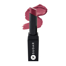 SUGAR Cosmetics On aika itkeä! Vivid Lipstick Pitkäkestoinen Kermainen Mattahuulipuna Vaalealle ja Keskivaalealle Ihonvärille 07 The Twilight Ros