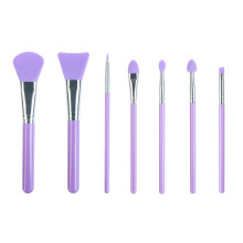 LORMAY 7-delige siliconenborstelapplicatorkit voor UV-hars, epoxykunstcrafting en cr?emake-upproducten (paars)