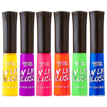 spatten en morsen UV Blacklight Lipgloss - 6 kleurenvariatiepakket 3,7 g - Dag of nacht, podiumclubs of kostuummake-up