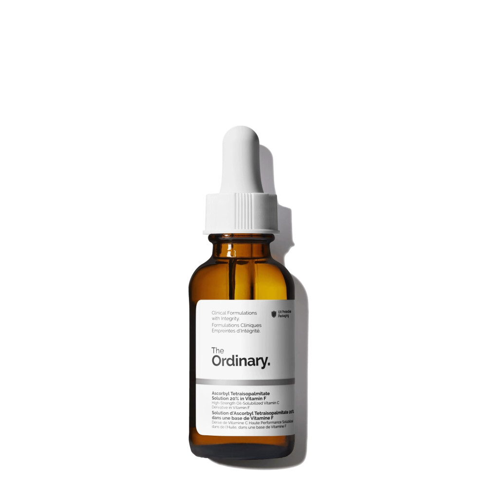 The Ordinary Ascorbyl Tetraisopalmitate Solution 20% in Vitamin F  Hydrating Vitamin C Oil for Even Skin Tone  1 Fl Oz