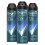 Degree Men Antitranspirant Deodorant Spray Cool Rush 3er Pack 3,8 oz 1