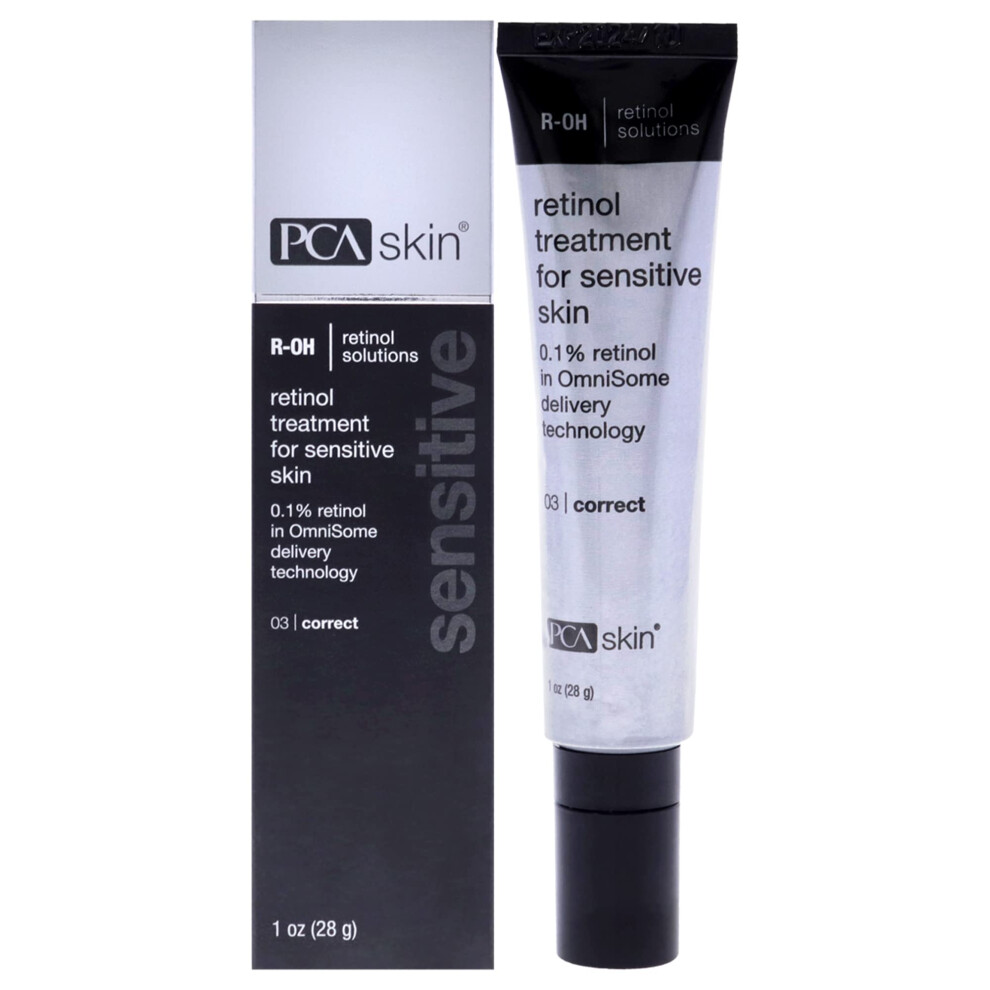 Pca Hud Pca Skin Retinol Treatment For Sensitive Skin - Anti Aging Face Serum To Gently Reduce Redness & Minimize Fine Lines & Wrinkles - Contains Vitamin A &