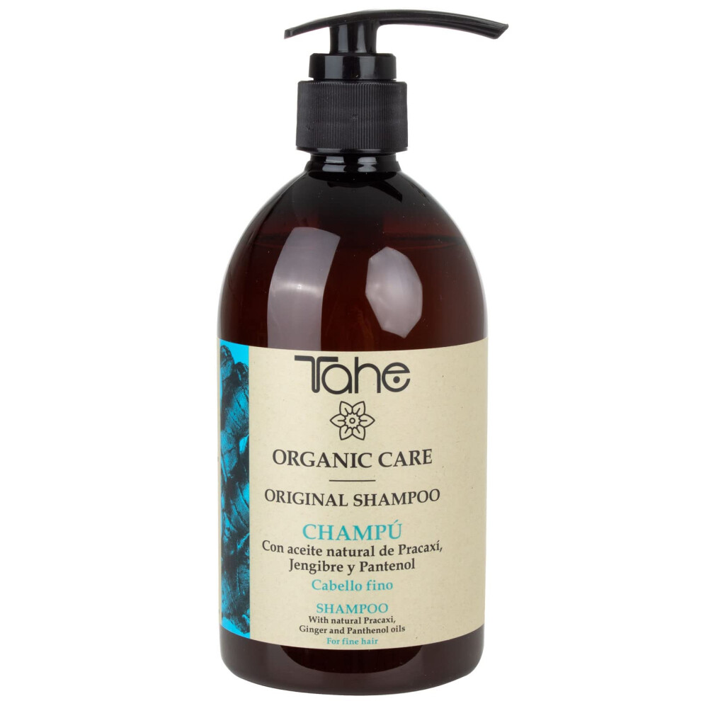 Tahe Organic Care Original Shampoo For Fine Hair With Natural Pracaxi Oil Ginger And Panthenol (500 Ml)