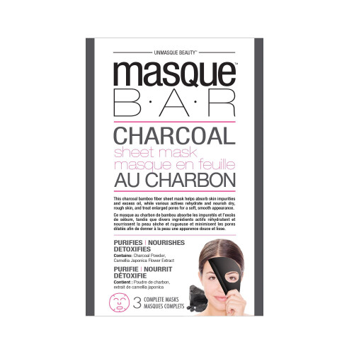 Μάσκα με Κάρβουνο masque BAR - Σετ 3 μάσκες με κάρβουνο