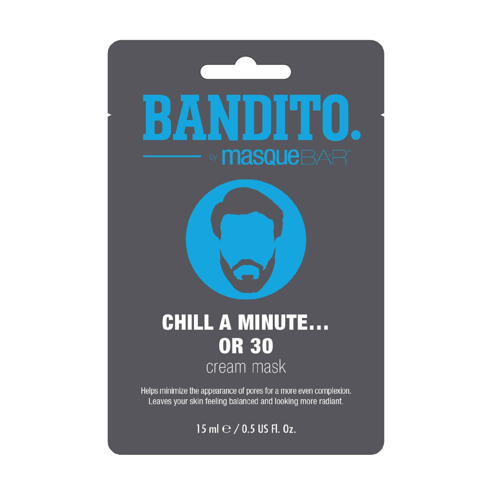 Photos - Facial Mask masque BAR Bandito Cream Facial Sheet Mask  - Korean Skin Care Treatment Minimizes the Appearance of Pores Leaves Sk(6 Pack)