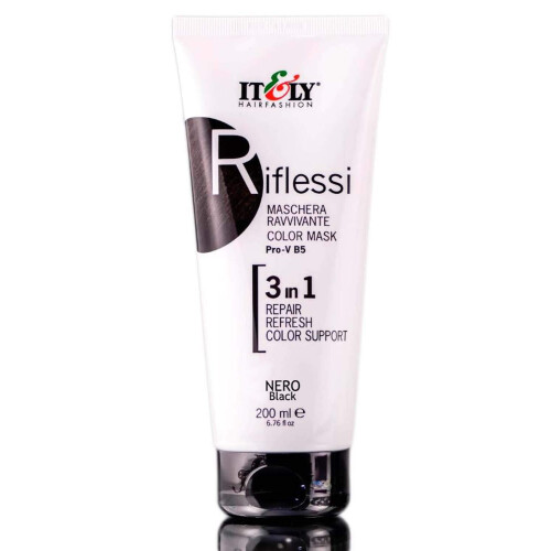 IT&LY ITLY RIFLESSI ΜΑΣΚΑ ΑΝΑΝΕΩΣΗΣ ΧΡΩΜΑΤΟΣ - 6.76oz NERO BLACK