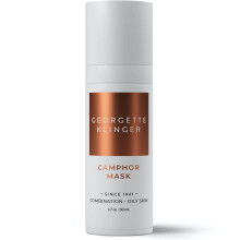 Georgette Klinger Camphor Mask - Mineral-Rich Clay Mask with Menthol & Vitamin E: Detoxify Exfoliate and Improve Skin Tone while Absorbing Excess O