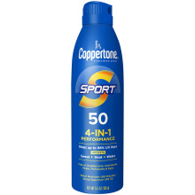 Coppertone Sport Sunscreen Spray SPF 50 Waterbestendige Spray Zonnebrandcr   me Breed Spectrum SPF 50 Zonnebrandcr   me Fles van 5,5 Oz
