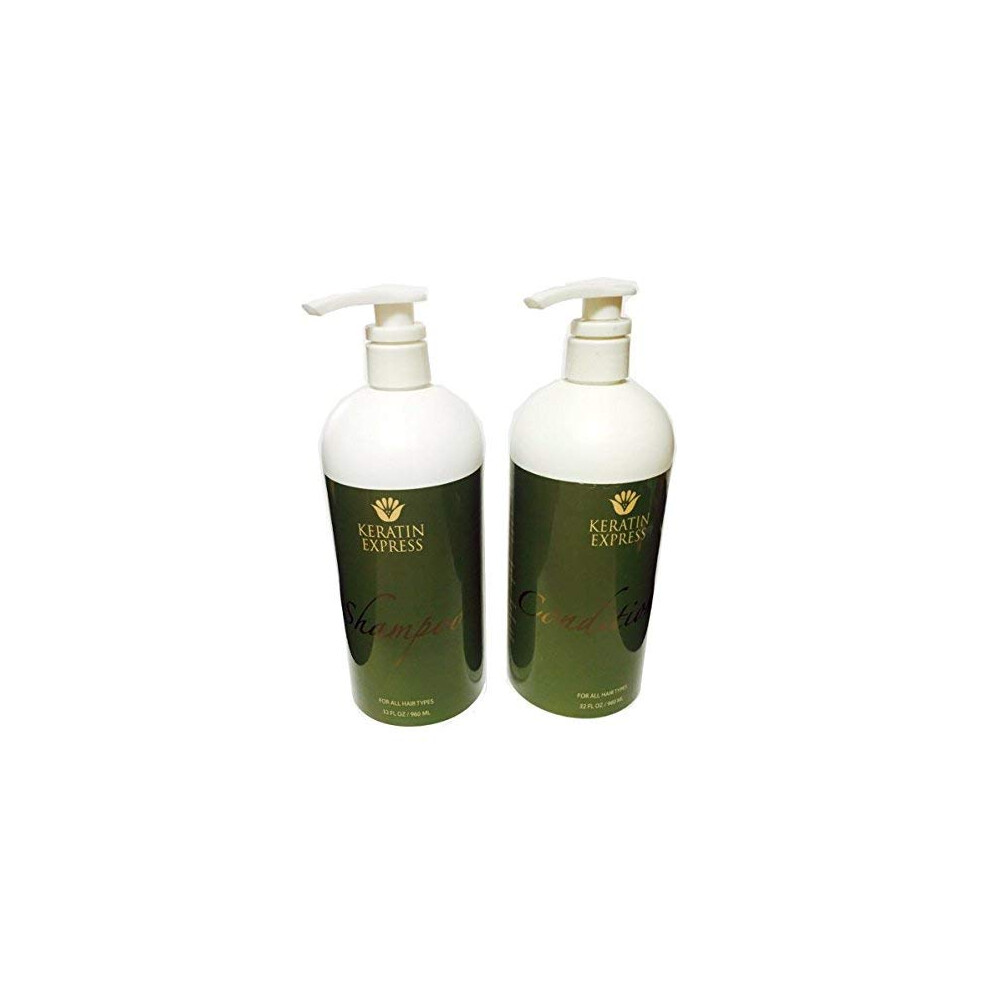 Kerat Nov Expres Keratin Express Sulfate Free Shampoo Ultra Hydrating Conditioner (Set Of 2) 32 Fl Oz