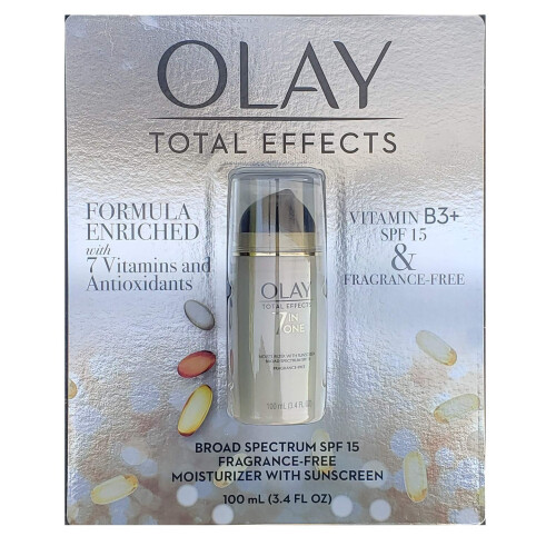 Olay Olay 5282009 Ενυδατική Κρέμα Προσώπου με Αντηλιακό SPF 15 Total Effects Χωρίς Άρωμα 3.4oz