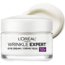L'Oreal Paris Wrinkle Expert 55+ Przeciwzmarszczkowy krem pod oczy z wapniem redukujący kurze łapki 0,5 uncji