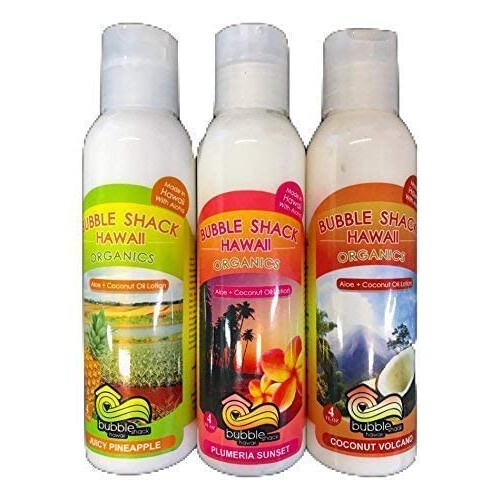 Bubble Shack Hawaii Organics Alo?Coco Lotion Trio 1