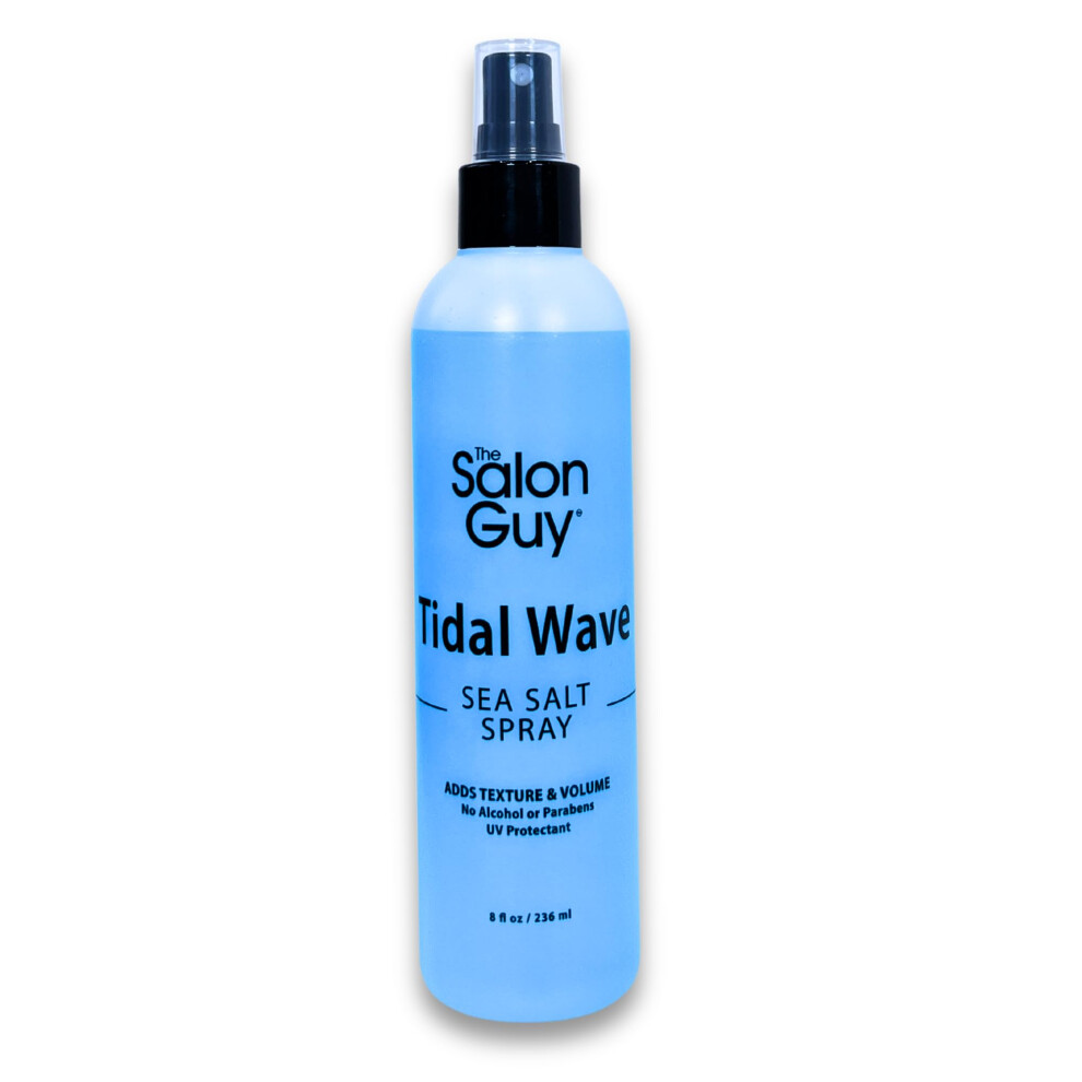 THESALONGUY Tidal Wave Natural Sea Salt Spray  For Hair Men & Women and Kids  Adds Instant Volume  Texture  Thickness  & Light Hold  Texturizing & Thi
