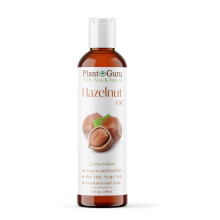 Haselnussl 4 Unzen kaltgepresster Trgerstoff 100 % rein natrlich fr Haut, Krper, Gesicht und Haarwachstum, Feuchtigkeitscreme. Ideal fr Cremes,
