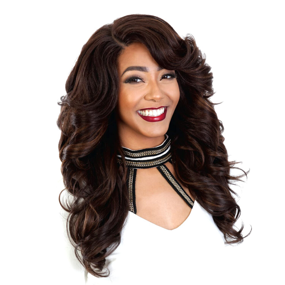 Zury Sister Wig Synthetic Hair Wig Diva Collection Pre Tweezed Part Diva H Sista (Midnight Blue)
