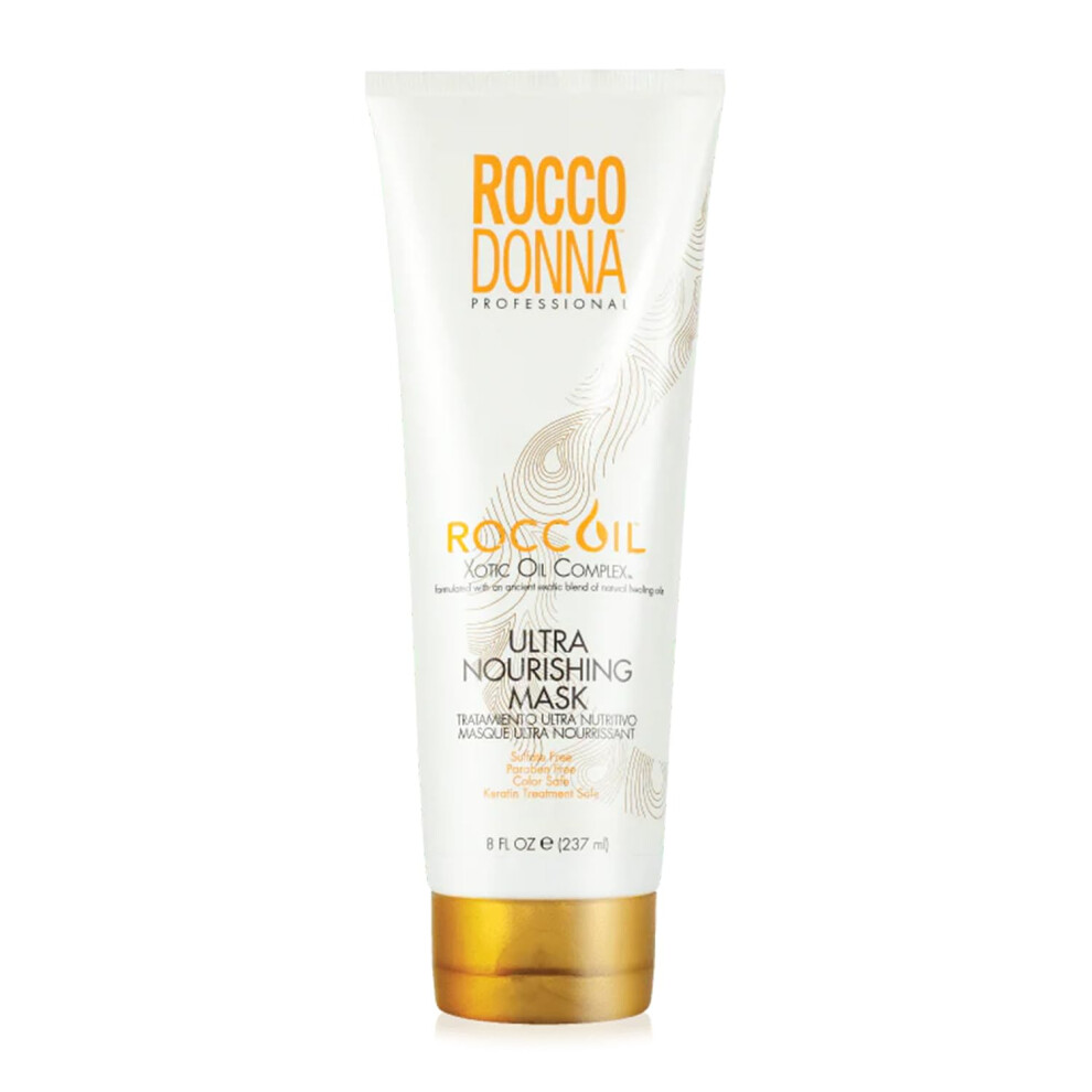 Rocco Donna Ultra Nourishing Mask Enhances Hydration | Softness And Shine | Sulfate And Parabens Free | 8 Oz