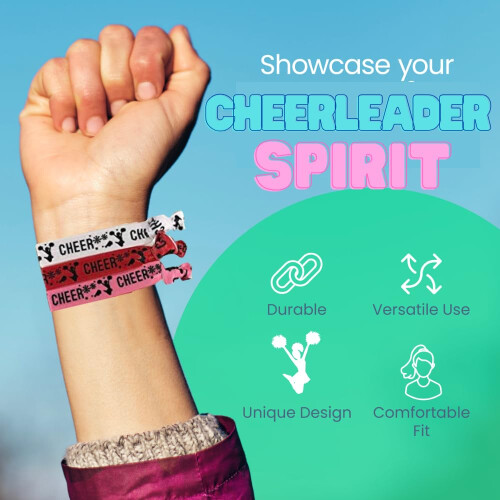 Sportybella Elastici per Capelli Multicolori per Cheerleading - Accessori per Ragazze e Donne 1