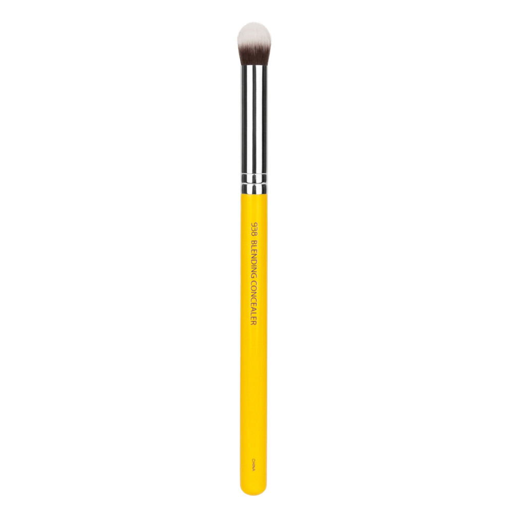 Bdellium Tools Yellow Professional Makeup Brush - Studio Series 938 Blending Concealer - With Soft Synthetic Fibers For Covering Imperfections ( 1Pc)