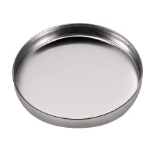 PANGDA 50 PACK TOM RUND METAL TIN PALETTE PANS Kosmetisk ?jenskygge Blush Lipstick Organizer St?rrelse 26 mm til magneter Kosmetiske paletter