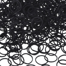 Hicarer Pakke med 2000 mini-gummib?nd, sorte bl?de h?relastikker, fletteb?nd til sm? dreadlocks, bryllupsfrisure og mere