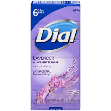 Dial Antibakterielle Deodorant-Seife, Lavendel und Twilight Jasmin, 6 Riegel     je 3,2 oz