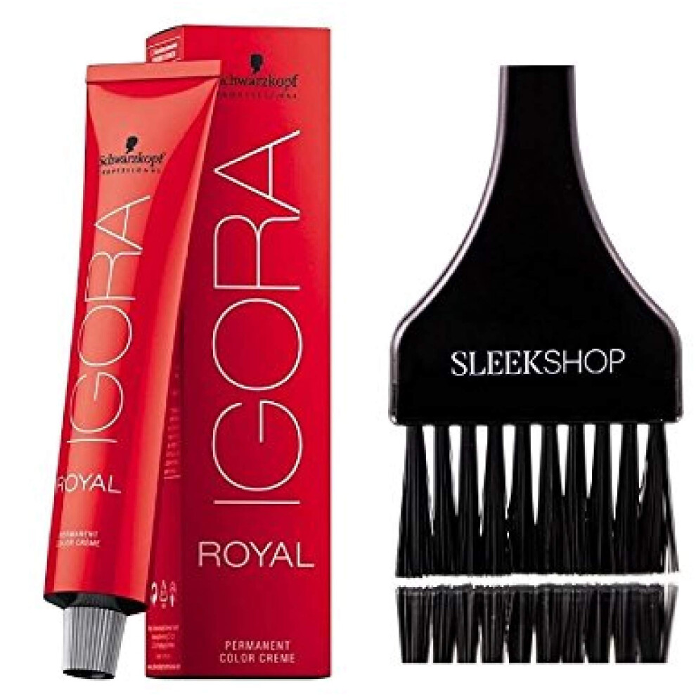 Schwarzkopf Professional Igora Royal Permanent Hair Color (with Sleek Tint Brush) (9-0 Extra Light Blonde)