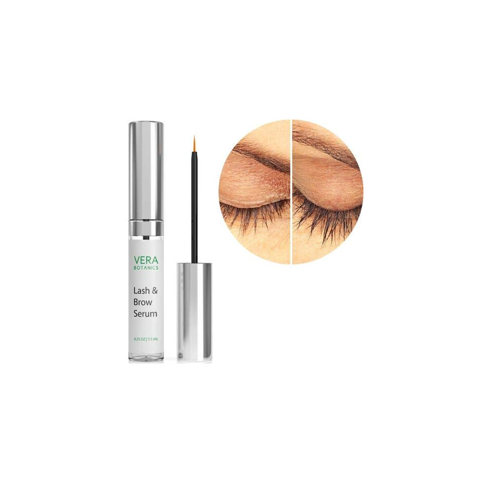 Vera Botanics Lash & Brow Booster Serum Gives You Longer Fuller Thicker Looking Eyelashes & Eyebrows. Bestselling Conditioner Stimulates The Appearanc