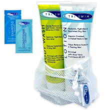 TRISWIM Krperpflege-Geschenkset | After Swim Body Wash und Lotion 8,5 fl oz mit Zitrusduft, Aloe Vera und Kamille | Enthlt eine Probe von Shampoo u