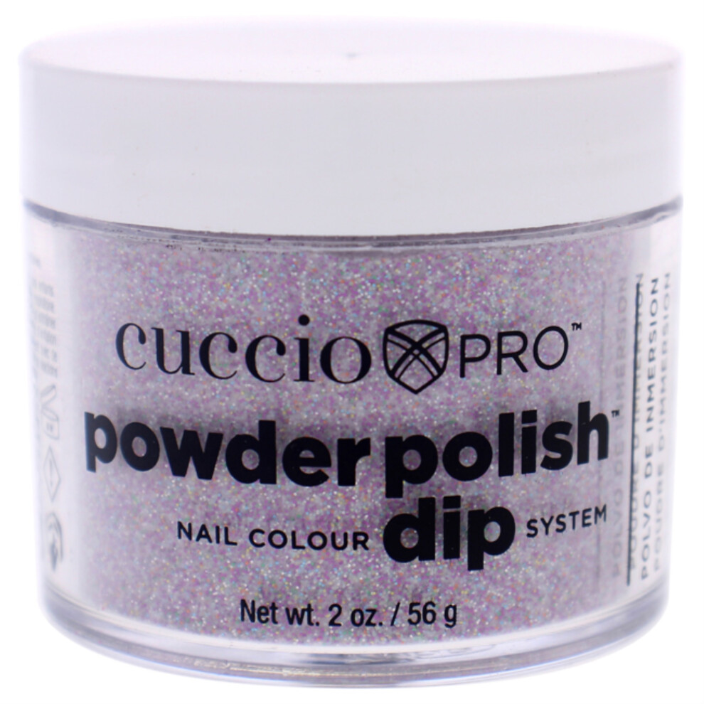 Cuccio Cor Purple Pro Powder Polish Nail Colour Dip System - Deep Glitter By Cuccio Colour For Women - 1.6 Oz Nail Powder