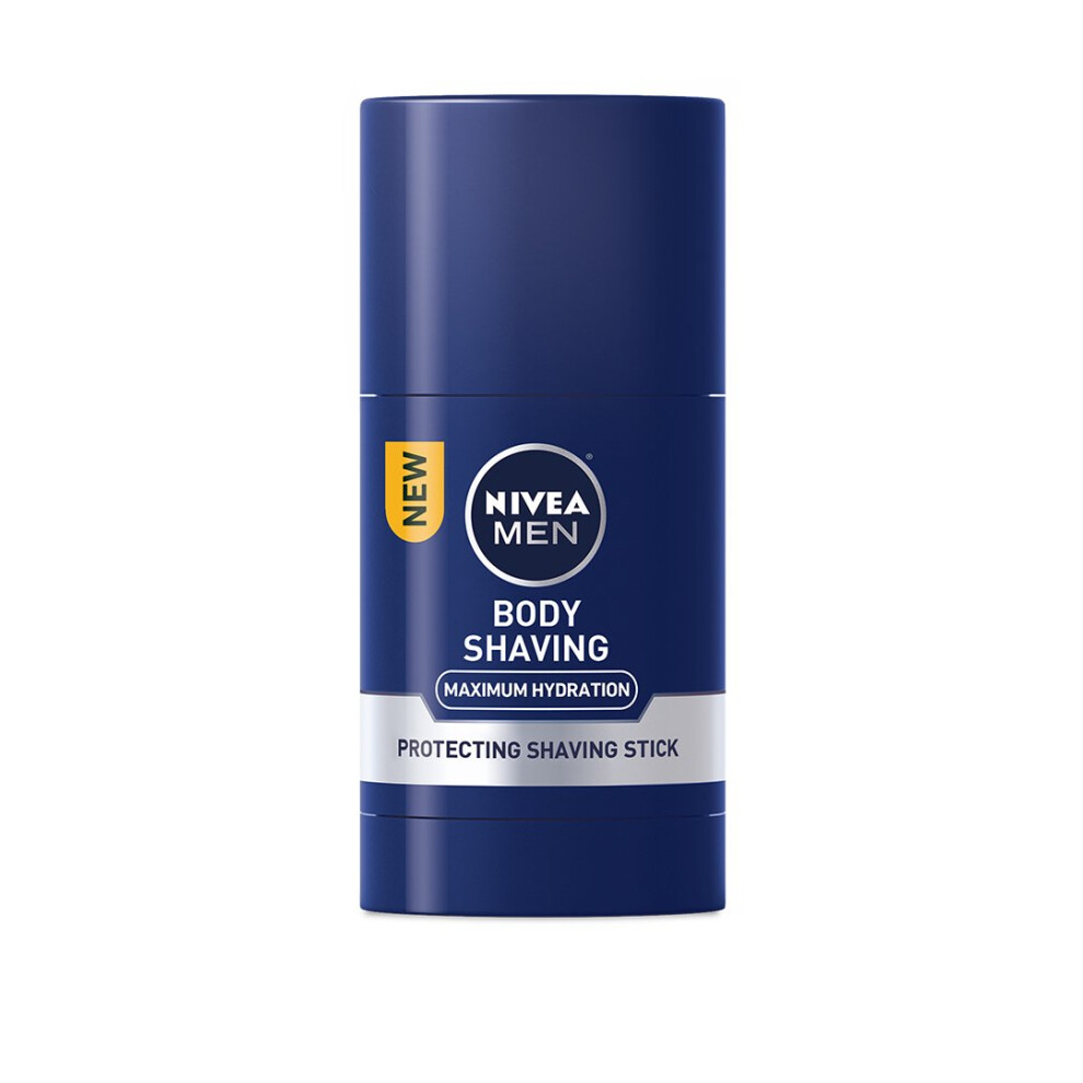 NIVEA Men Maximum Hydration Shave Stick - Body Protecting for Smooth Shaving - 2.5 Oz