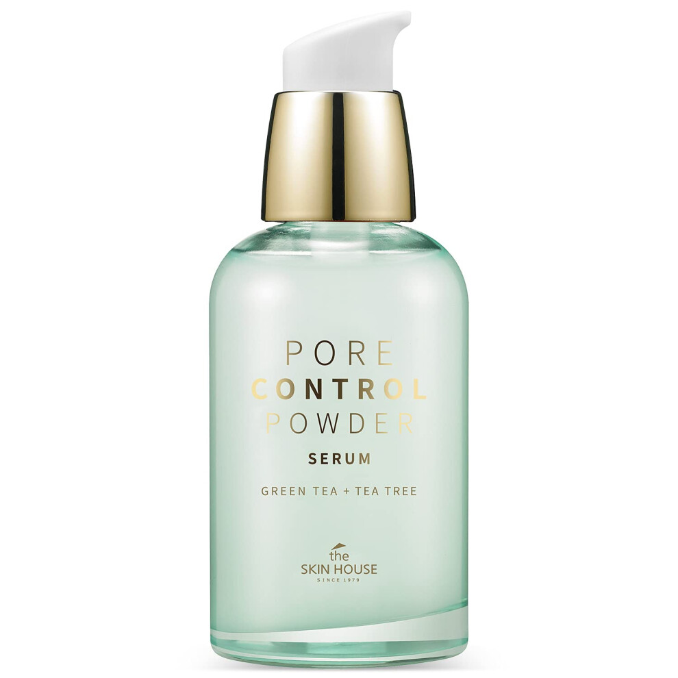 The Skin House Green 1.69 Fl.oz Pore Control Powder Serum Sebum Control Soothing | Enlarged Pores Oily Skin | Tea Panthenol Tea Tree | Lightweigh