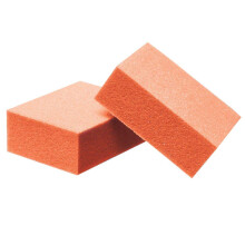 ForPro Professional Collection Mini Buffing Block Orange 100/180 Grit 1000-Count