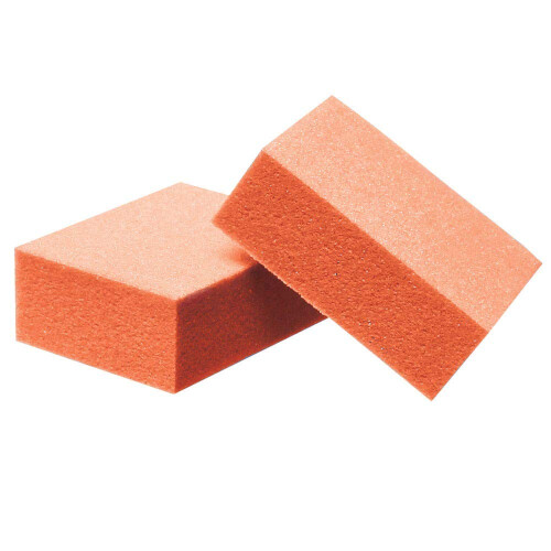 ForPro Professional Collection Mini Buffing Block  Orange  100/180 Grit  1000-Count