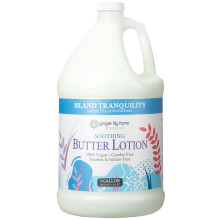 Ginger Lily Farm Botanicals nyugtat vajas lotion szraz borre Island Tranquility 100%-ban vegn s kegyetlensgmentes zld tea citromfu illat 1 gall