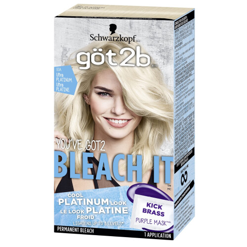 Schwarzkopf Got2b Bleach It Permanent H?rfarve 00A Ultra Platinum