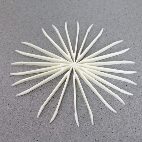 MOSBUG 12st 80mm Kontaktlins pincetter Make Up Tool (White) 1
