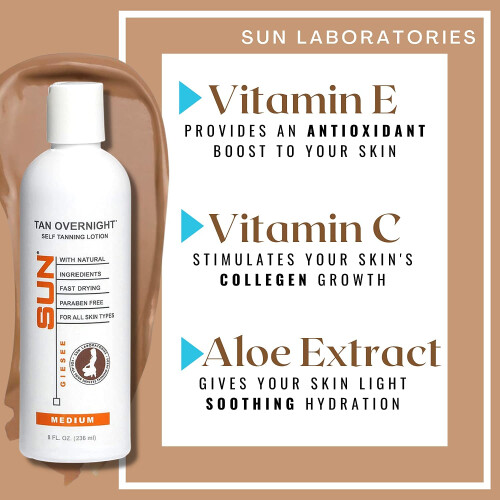 Sun Laboratories By Giesee Σετ Αυτομαυρίσματος με 8 oz Λάδι και 2 oz Κρέμα Προσώπου 1