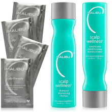 Malibu C Scalp Wellness Collection - Kalmerende shampoo en conditioner Haarverzorgingsset voor de droge hoofdhuid - Geformuleerd met vitamine C Antio