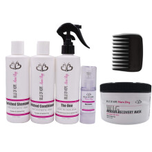 Mara Ray Luxury Hair Care Kits for Synthetic Hair Wigs  Extensions  Toupees with Wide Tooth Comb (6pc Luxury Kit)