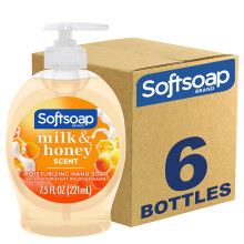 Mýdlo na ruce Softsoap, mléko a med, 7,5 fl oz