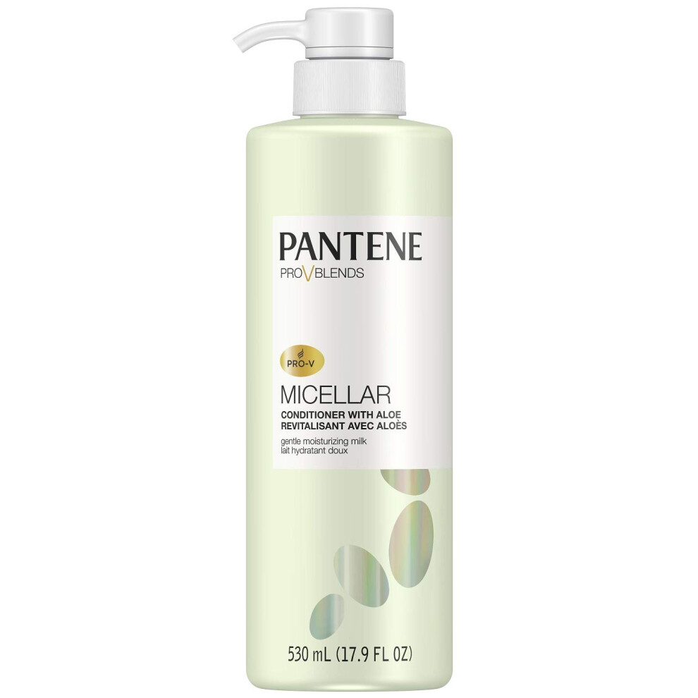 Pantene Micellar Conditioner Pro-V Blends With Aloe Gentle Moisturizing Milk 17.9 Fl Oz
