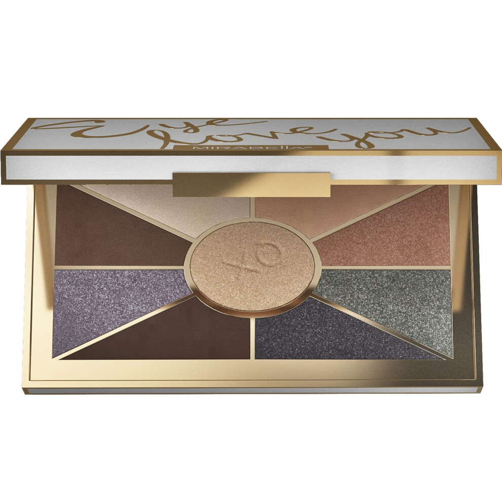 Mirabella Eye Love You Neutral Eyeshadow Palette Collection Makeup Palette With Ultra-Pigmented Pressed Powders Natural Matte & Shimmer Eyeshadows W