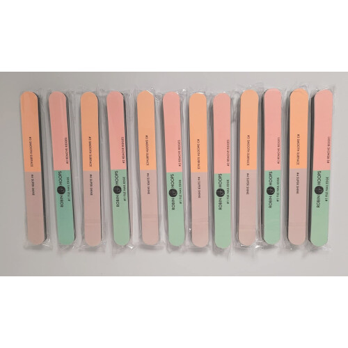Lot De 2 Blocs Polissoirs Blancs PRO Pour Ongles - Gel, Résine, Finition Lisse