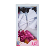 UPD JoJo Siwa Signature Collection Hajmasni - Ngyrszes dobozkszlet - 2 mini piros masni/ 1 fekete masni/ 1 ezst csillog masni