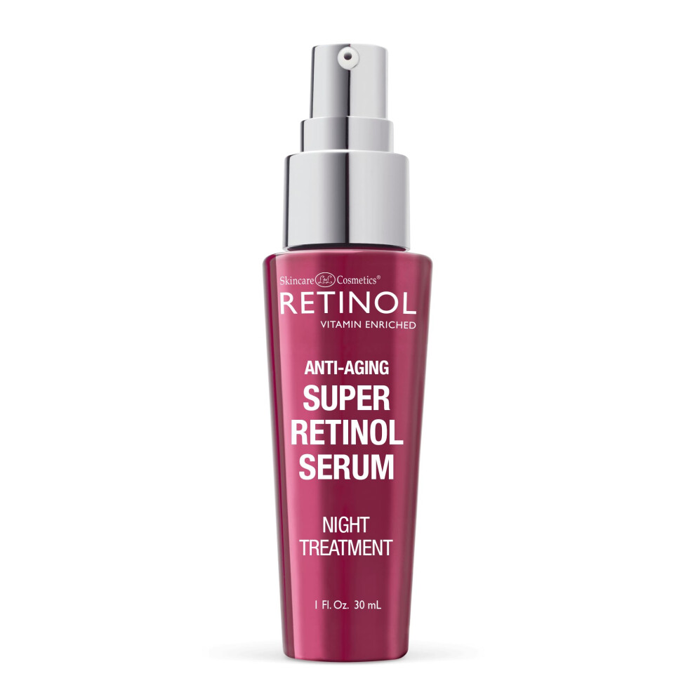 Retinol Dark 6X Super Serum - Unique Intensive Formula Accelerates Skin Renewal While You Sleep - Targets Fine Lines Wrinkles Spots Pores