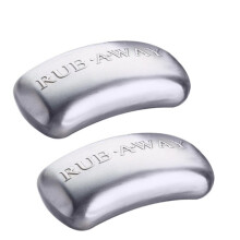 Amco Rub-a-Way Bar Rustfrit St?l Lugt Absorber 2 Pakke - S?lv