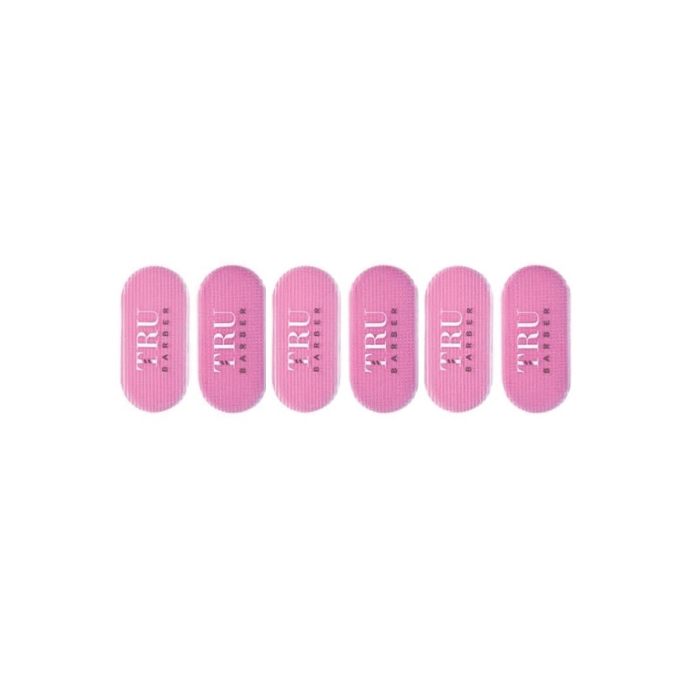 Tru Barber Unisex Hair Grippers For Men And Women 6Pcs Bundle - Salon And Barber Hair Clips For Styling Sectioning Cutting And Coloring Nonslip Grips Ha