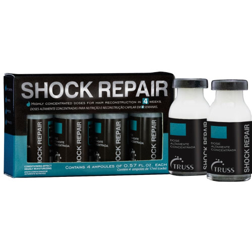TRUSS Shock Repair - Θεραπεία Μαλλιών για Κατεστραμμένα Μαλλιά με Συγκεντρωμένες Αμπούλες
